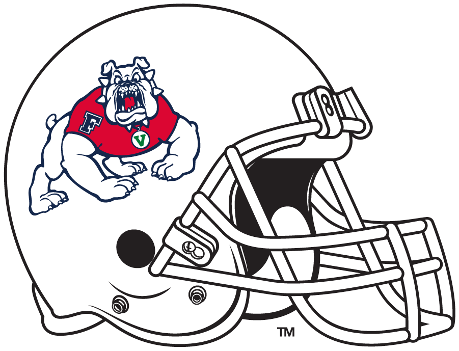 Fresno State Bulldogs 2018-2020 Helmet Logo v2 iron on transfers for T-shirts